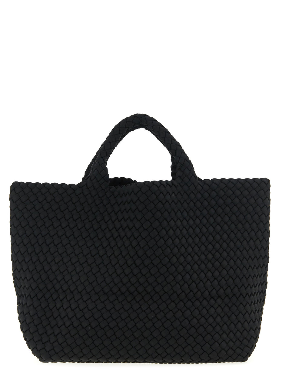 NAGHEDI Black Neoprene Tote Bag