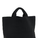 NAGHEDI Black Neoprene Tote Bag