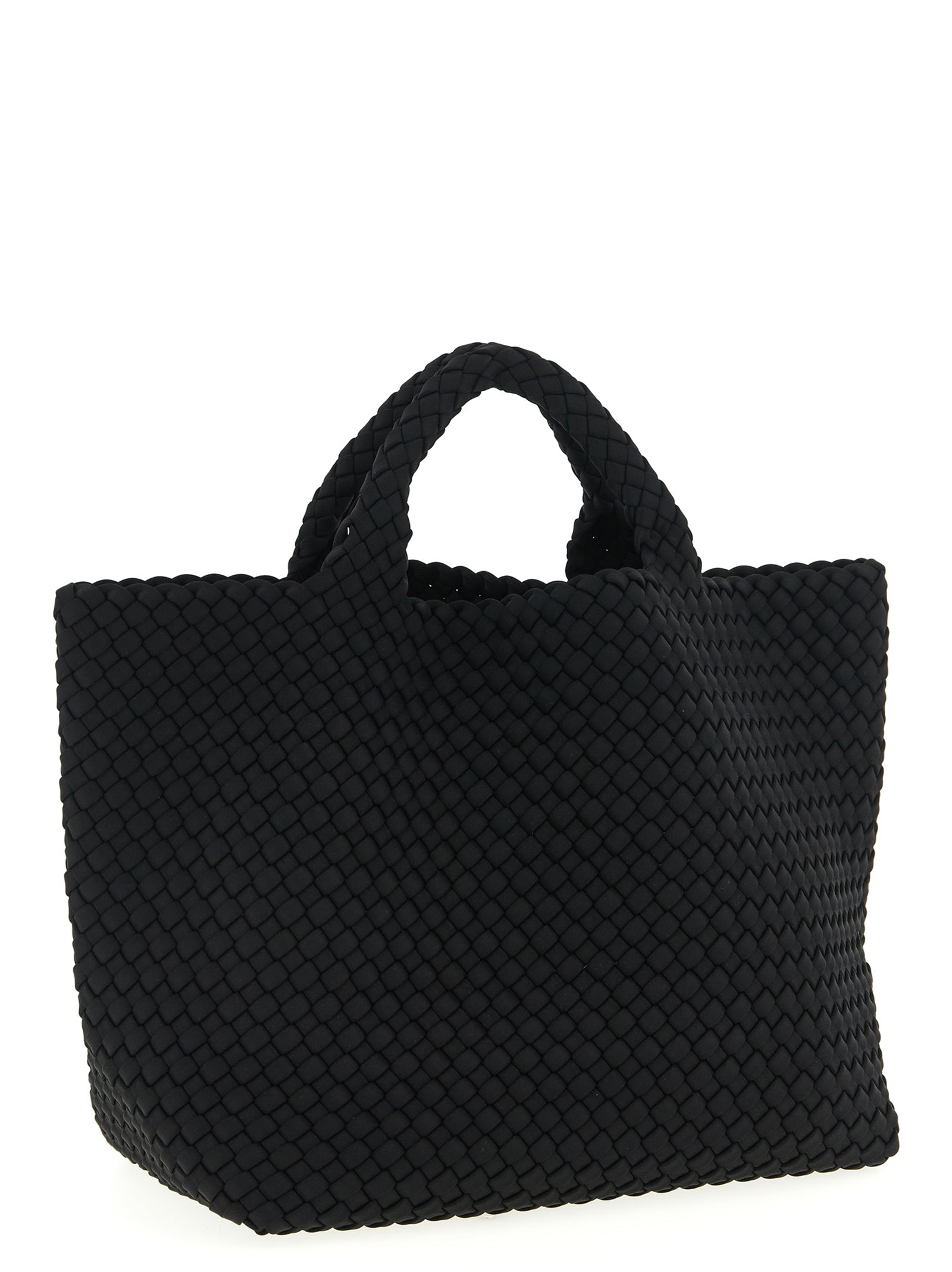 NAGHEDI Black Neoprene Tote Bag