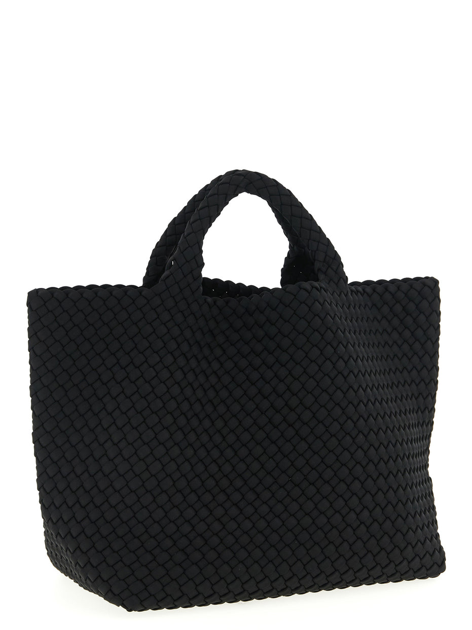 NAGHEDI Black Neoprene Tote Bag