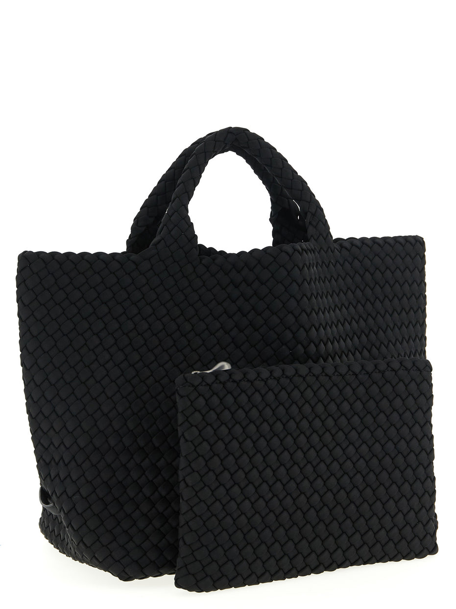 NAGHEDI Black Neoprene Tote Bag
