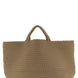 NAGHEDI Beige Neoprene Tote Bag