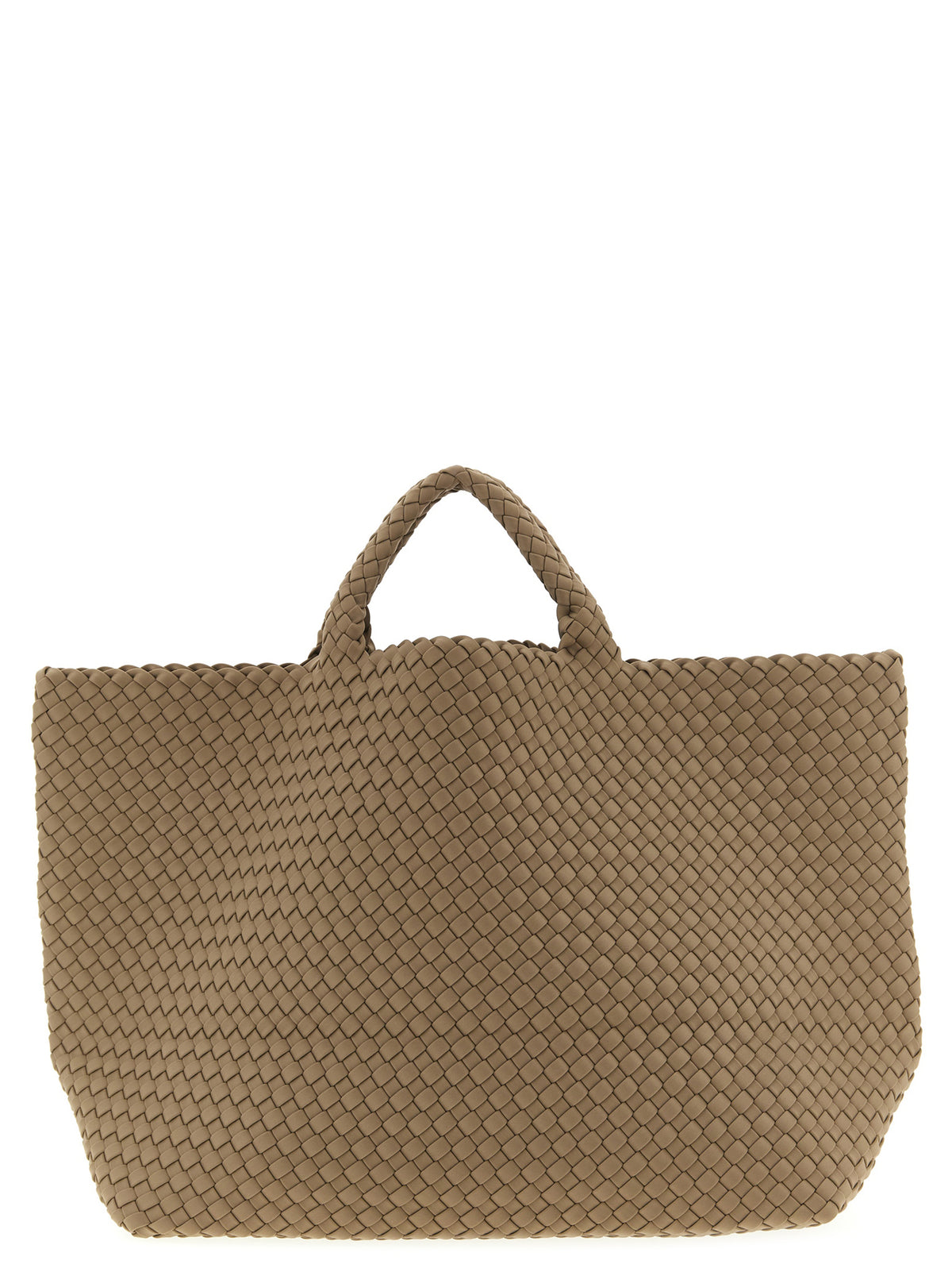 NAGHEDI Beige Neoprene Tote Bag