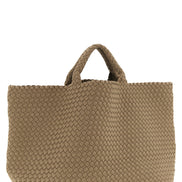NAGHEDI Beige Neoprene Tote Bag