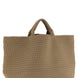 NAGHEDI Beige Neoprene Tote Bag