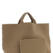 NAGHEDI Beige Neoprene Tote Bag