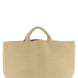 NAGHEDI Beige Neoprene Tote Bag