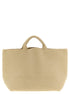 NAGHEDI Beige Neoprene Tote Bag