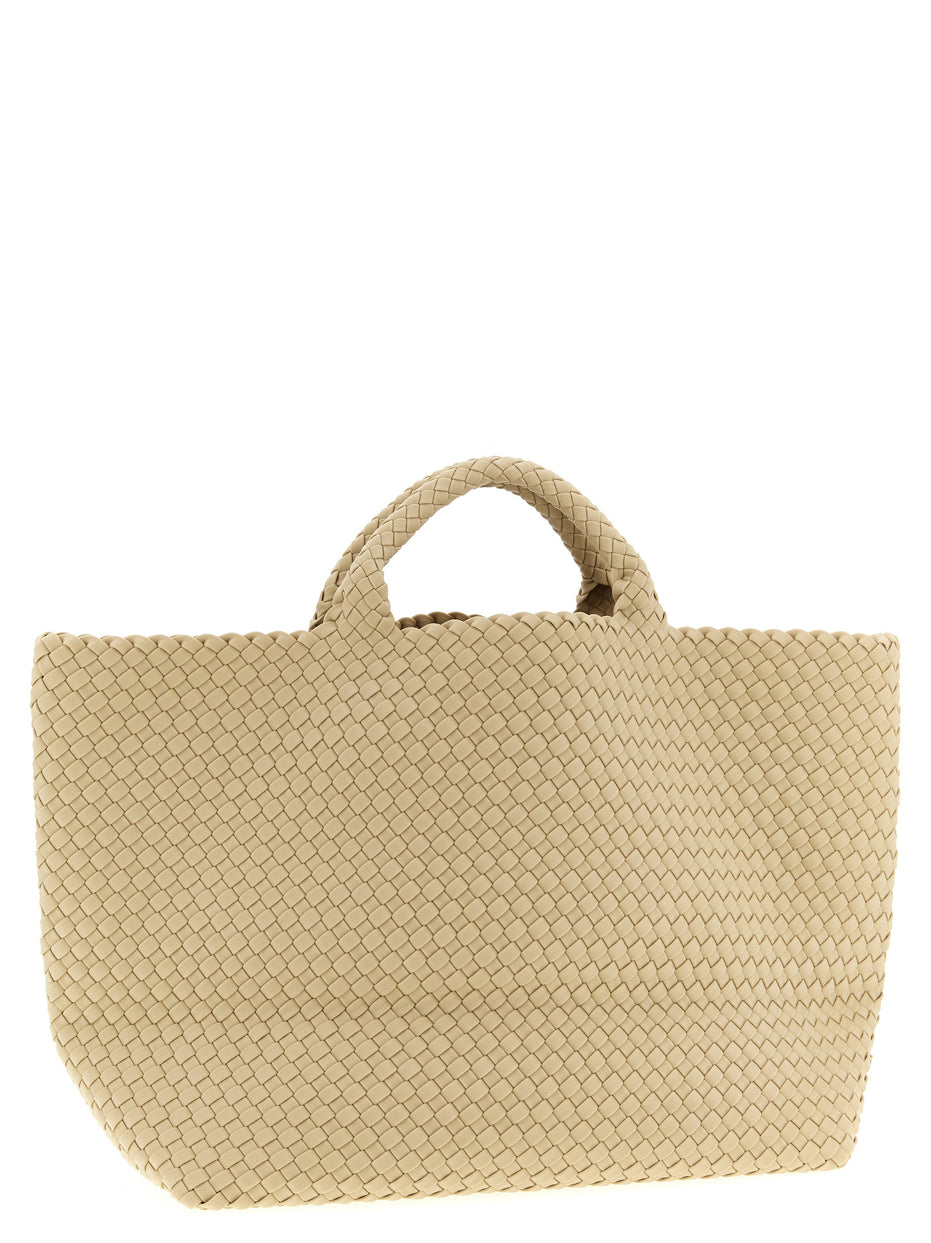 NAGHEDI Beige Neoprene Tote Bag