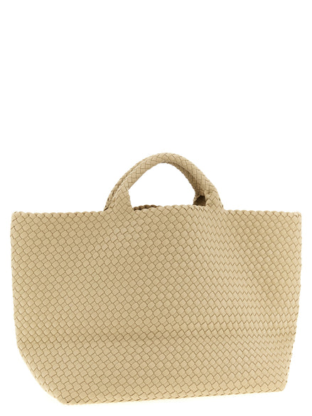 NAGHEDI Beige Neoprene Tote Bag