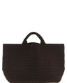 NAGHEDI Brown Neoprene Tote Bag