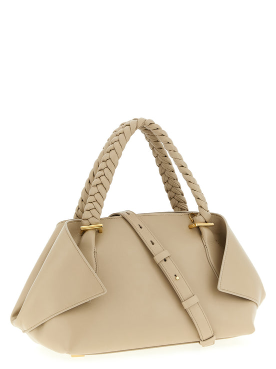 Ferragamo Gray Calfskin Handbag