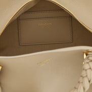 Ferragamo Gray Calfskin Handbag