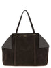 Ferragamo Brown Goatskin Shoulder Bag