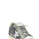 Golden Goose Silver Leather Low Top Sneakers