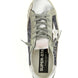 Golden Goose Silver Leather Low Top Sneakers