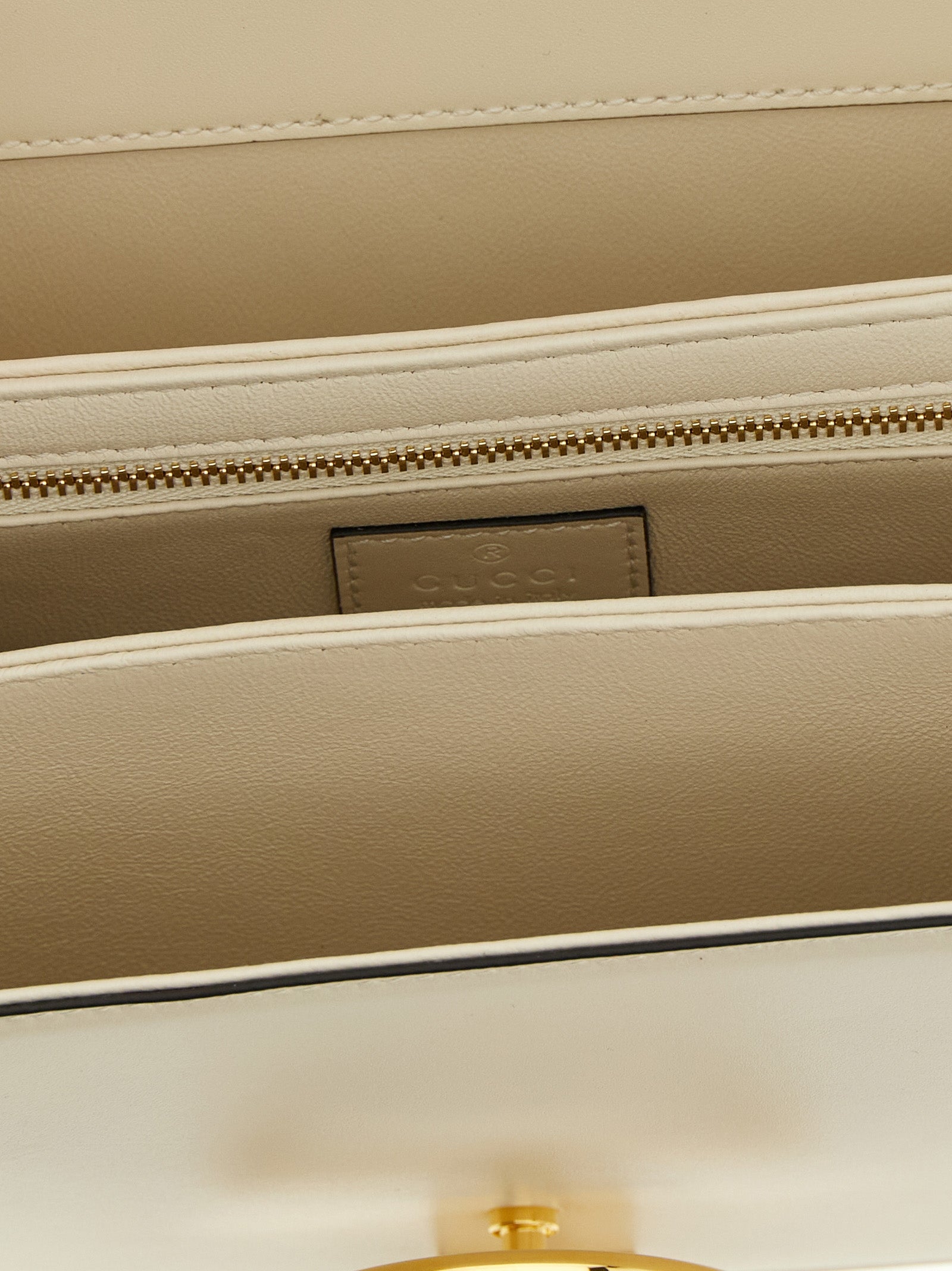 Τσάντα ώμου Gucci από λευκό δέρμα μοσχαριού  