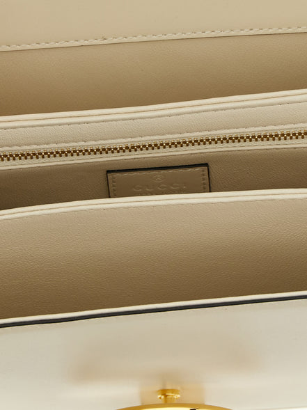 Τσάντα ώμου Gucci από λευκό δέρμα μοσχαριού  