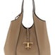 Tod's Beige Calfskin Tote Bag