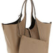 Tod's Beige Calfskin Tote Bag