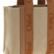 Chloé Brown Linen Tote Bag