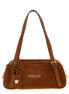 Versace Brown Calfskin Shoulder Bag