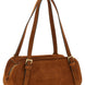 Versace Brown Calfskin Shoulder Bag
