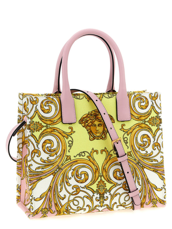 Versace Multicolor Cotton Tote Bag