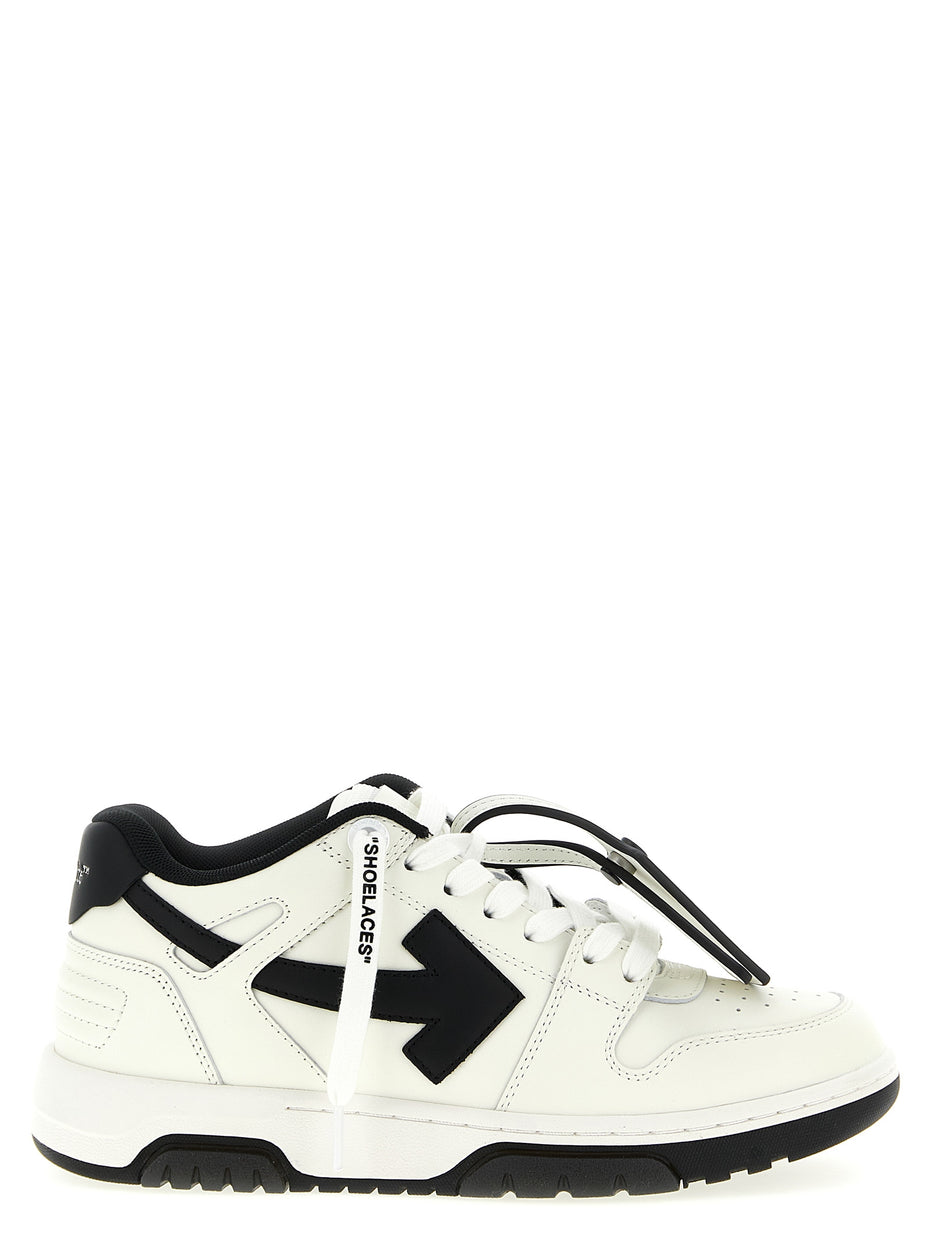 Off-White Bicolor Calfskin Low Top Sneakers