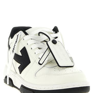 Off-White Bicolor Calfskin Low Top Sneakers