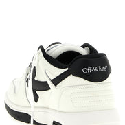 Off-White Bicolor Calfskin Low Top Sneakers
