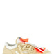 Off-White Beige Leather Low Top Sneakers