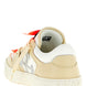 Off-White Beige Leather Low Top Sneakers