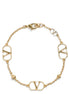 Valentino Garavani Gold Brass Bracelet