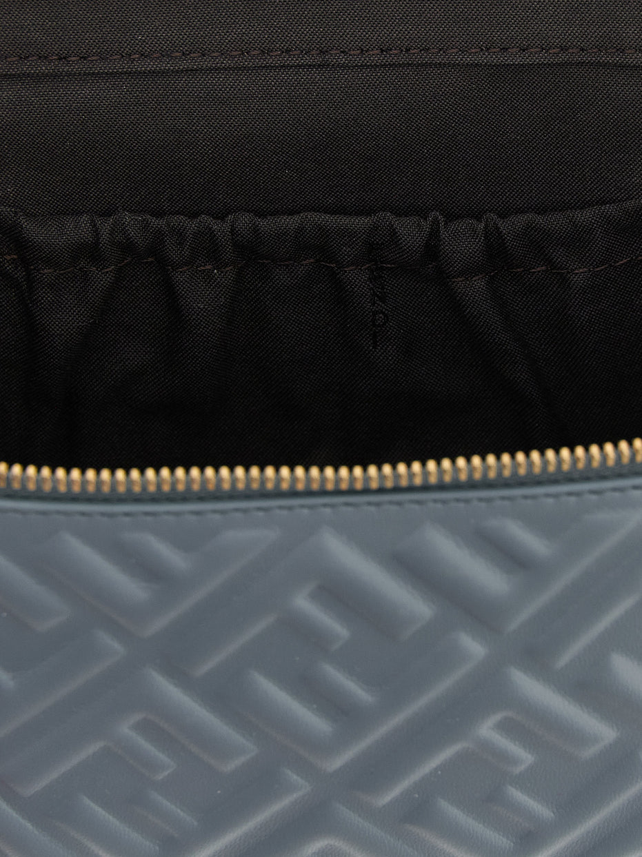 Fendi Blue Lamb Leather Handbag