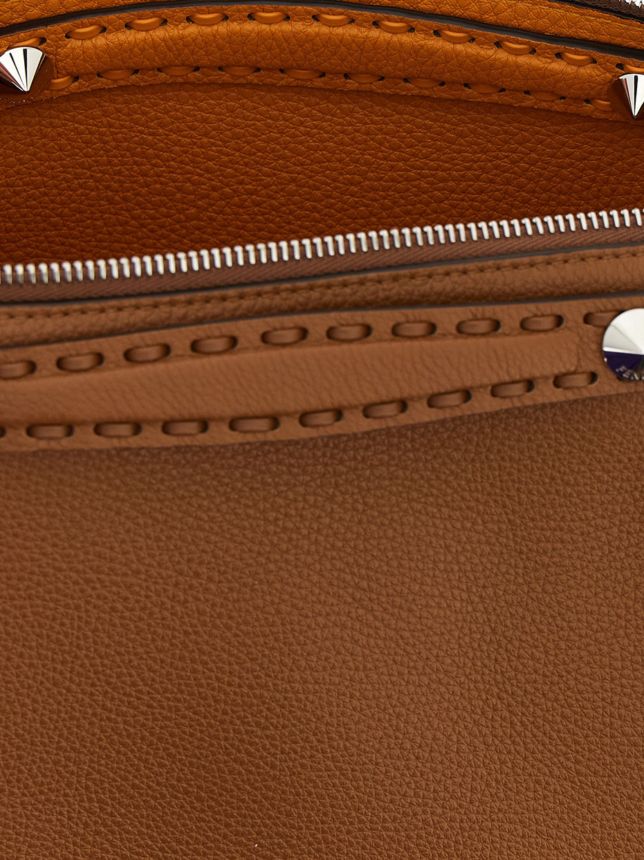 Fendi Brown Calfskin Handbag