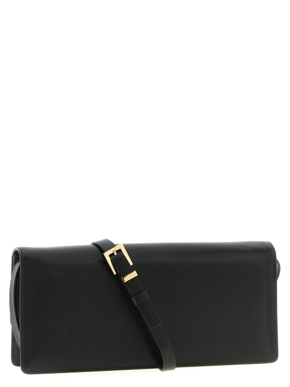Tom Ford Black Goatskin Shoulder Bag