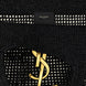 Saint Laurent Black Raffia Tote Bag