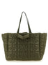 Ganni Bicolor Recycled Polyamide Tote Bag