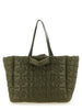 Ganni Bicolor Recycled Polyamide Tote Bag
