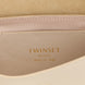 Twinset White Leather Shoulder Bag