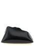 The Attico Black Calfskin Clutch Bag