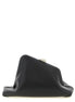 The Attico Black Calfskin Clutch Bag