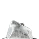 The Attico Silver Calfskin Clutch Bag