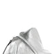 The Attico Silver Calfskin Clutch Bag