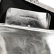 The Attico Silver Calfskin Clutch Bag
