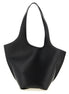 The Attico Black Calfskin Shoulder Bag
