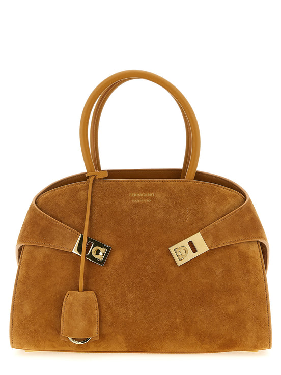 Ferragamo Beige Goatskin Handbag