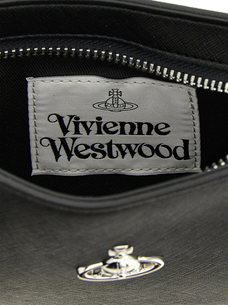 Vivienne Westwood Black Polyethylene Shoulder Bag