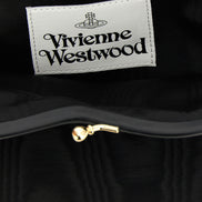 Τσάντα χειρός Vivienne Westwood από μαύρο βισκόζη